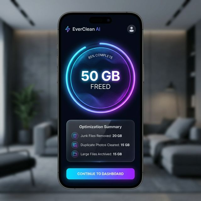 EverClean AI app interface